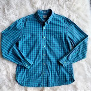 J. Crew Washed Shirt in Mirco Gingham